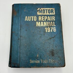 Motor Auto Repair Manual 1976 39th Edition Service Trade Edition 1969-1976 Cars